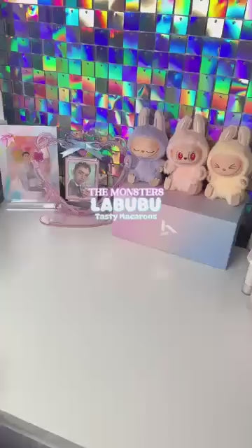 Labubu Macaron Monster Plush  ( Multicolor )